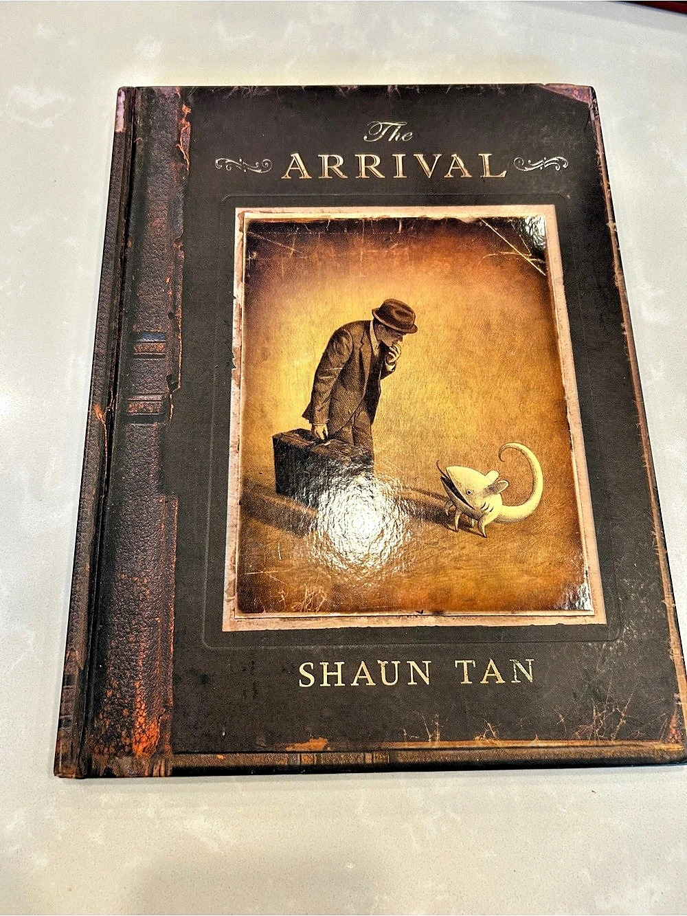 The Arrival by Shaun Tan Illustrated Graphic Novel- Large Hard cover book